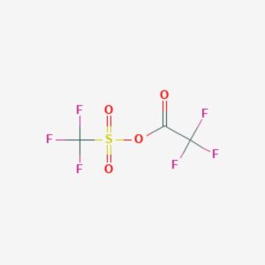 Trifluoroacetic acid, anhydride with trifluoromethanesulfonic acid