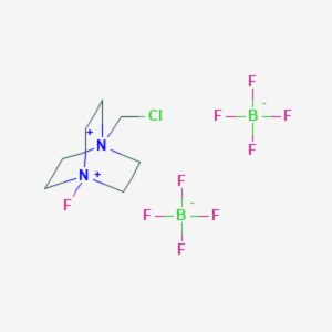 1-Chloromethyl-4-fluoro-1,4-diazoniabicyclo[2.2.2]octane bis(tetrafluoroborate)