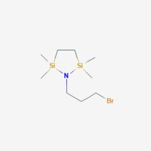 1-(3-Bromopropyl)-2,2,5,5-tetramethyl-1-aza-2,5-disilacyclopentane