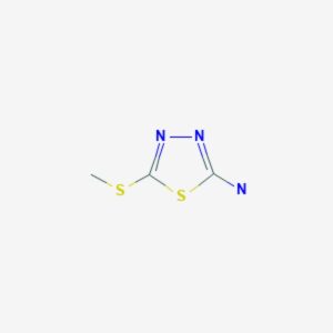 2-Amino-5-(methylthio)-1,3,4-thiadiazole