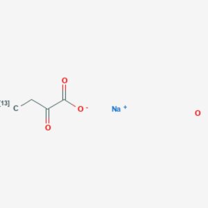 2-Ketobutyric acid-4-¹³C sodium salt hydrate