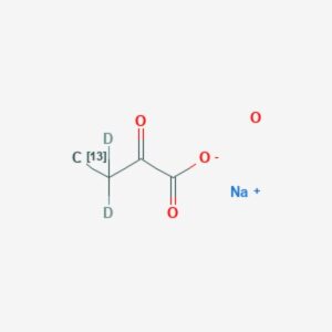 2-Ketobutyric acid-4-¹³C,3,3-d₂ sodium salt hydrate