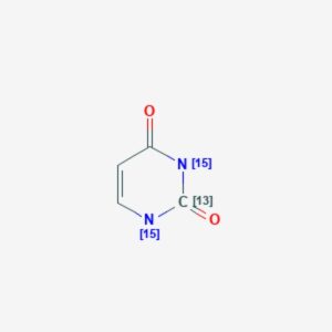 Uracil-2-¹³C,¹⁵N₂