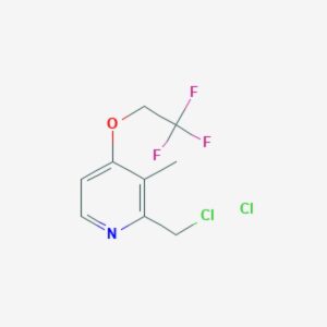 2-(Chloromethyl)-3-methyl-4-(2,2,2-trifluoroethoxy)pyridine hydrochloride