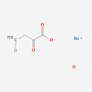 2-Ketobutyric acid-4-¹³C,4-d sodium salt hydrate