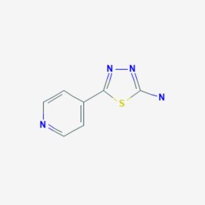 2-Amino-5-(4-pyridinyl)-1,3,4-thiadiazole
