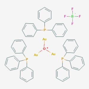 Tris(triphenylphosphinegold)oxonium tetrafluoroborate