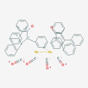 1-Hydroxytetraphenyl-cyclopentadienyl(tetraphenyl-2,4-cyclopentadien-1-one)-μ-hydrotetracarbonyldiruthenium(II)