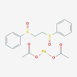 1,2-Bis(phenylsulfinyl)ethane palladium(II) acetate