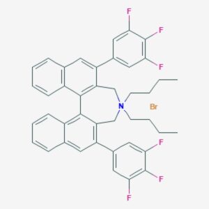 (11bR)-(–)-4,4-Dibutyl-4,5-dihydro-2,6-bis(3,4,5-trifluorophenyl)-3H-dinaphth[2,1-c:1′,2′-e]azepinium bromide