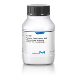 Peptone from casein and other animal proteins
