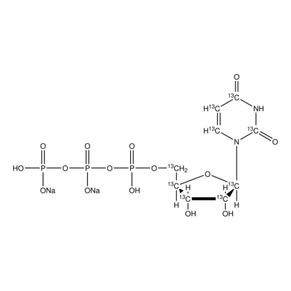 Uridine-¹³C₉ 5′-triphosphate disodium salt solution