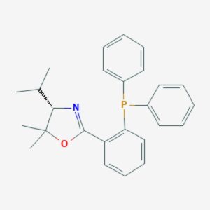 (4S)-2-[2-(diphenylphosphino)phenyl]-4,5-dihydro-5,5-dimethyl-4-(1-methylethyl)-oxazole