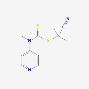 2-Cyanopropan-2-yl N-methyl-N-(pyridin-4-yl)carbamodithioate