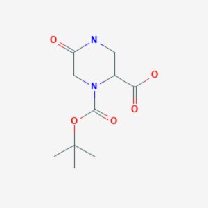 1-Boc-5-oxo-piperazine-2-carboxylic acid