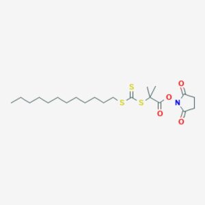 2-(Dodecylthiocarbonothioylthio)-2-methylpropionic acid N-hydroxysuccinimide ester