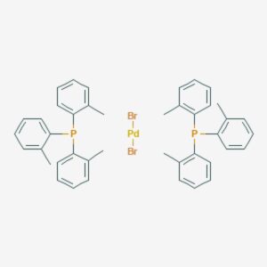 trans-Dibromo[bis(tri-o-tolylphosphine)]palladium(II)