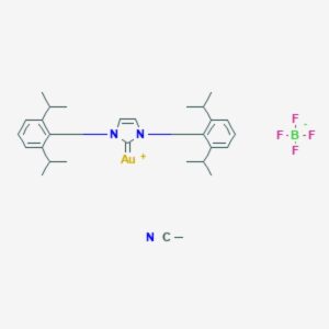 (Acetonitrile)[1,3-bis(2,6-diisopropylphenyl)imidazol-2-ylidene]gold(I) tetrafluoroborate