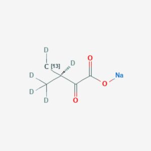 2-Keto-3-(methyl-¹³C,d₁)-butyric-3,4,4,4-d4 acid sodium salt