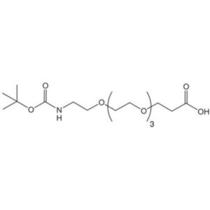 Boc-NH-(PEG)₃-COOH (16 atoms)
