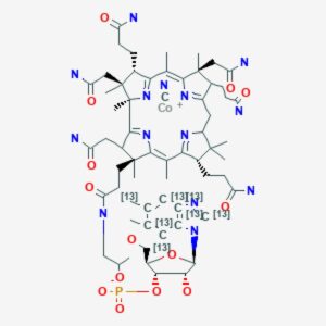 Vitamin B₁₂-(dimethylbenzimidazole-¹³C₇) solution