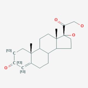 11-Deoxycortisol-2,3,4-¹³C₃ solution