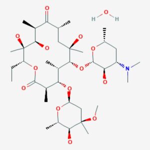 (−)-Erythromycin hydrate