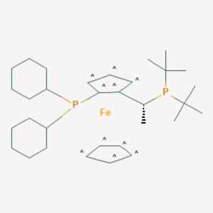 (R)-1-[(SP)-2-(Dicyclohexylphosphino)ferrocenyl]ethyldi-tert-butylphosphine