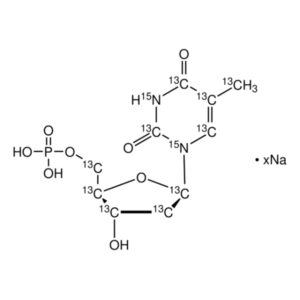 Thymidine-¹³C₁₀,¹⁵N₂ 5′-monophosphate disodium salt solution
