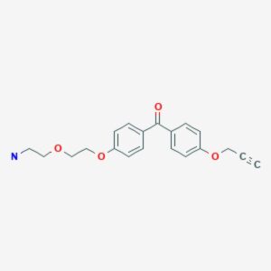 (4-(2-(2-Aminoethoxy)ethoxy)phenyl)(4-(prop-2-yn-1-yloxy)phenyl)methanone