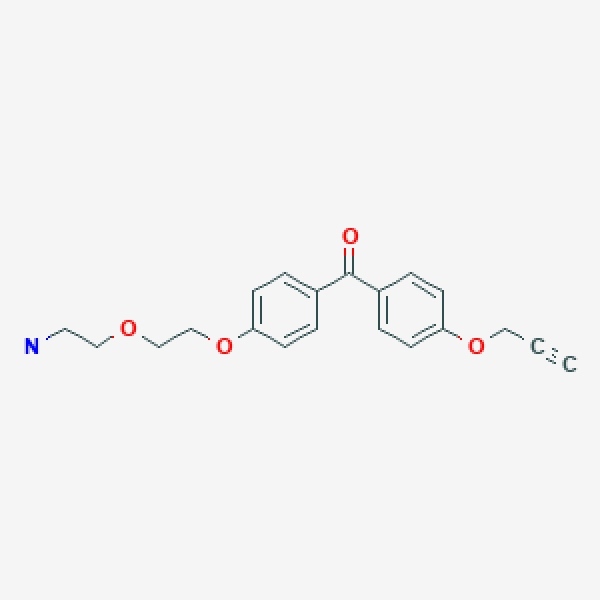 (4-(2-(2-Aminoethoxy)ethoxy)phenyl)(4-(prop-2-yn-1-yloxy)phenyl)methanone