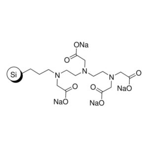 Triaminetetraacetate, sodium salt-functionalized silica gel