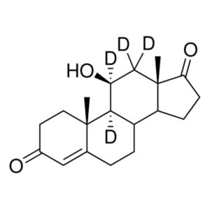 11β-Hydroxy-4-androstene-3,17-dione-9,11,12,12-d₄