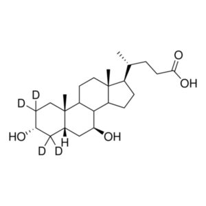 Ursodeoxycholic-2,2,4,4-d₄ acid solution