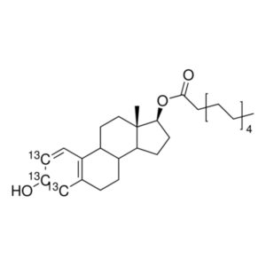 17β-Estradiol-2,3,4-¹³C₃ 17-undecanoate solution