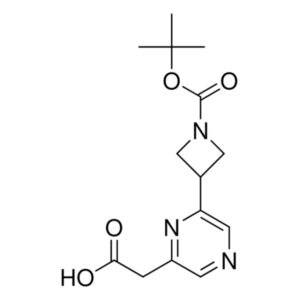 2-(6-(1-(tert-Butoxycarbonyl)azetidin-3-yl)pyrazin-2-yl)acetic acid