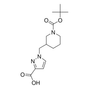 1-((1-(tert-Butoxycarbonyl)piperidin-3-yl)methyl)-1H-pyrazole-3-carboxylic acid