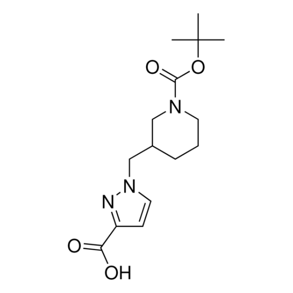 1-((1-(tert-Butoxycarbonyl)piperidin-3-yl)methyl)-1H-pyrazole-3-carboxylic acid