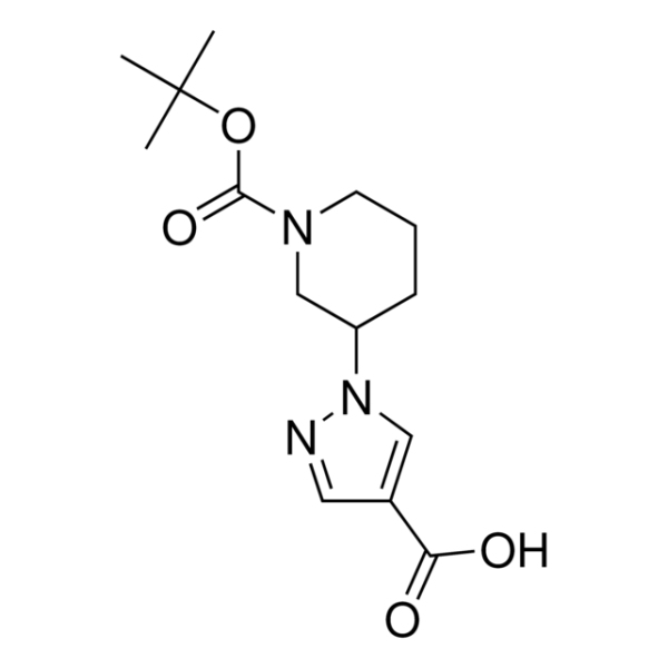 1-(1-(tert-Butoxycarbonyl)piperidin-3-yl)-1H-pyrazole-4-carboxylic acid