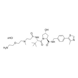 (S,R,S)-AHPC-methylamino-PEG₁-NH₂ hydrochloride