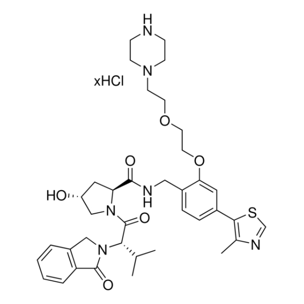 (S,R,S)-VL285 Phenol-PEG₁-piperazine hydrochloride