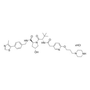 (S,R,S)-AHPC-pyridine-PEG₁-piperazine hydrochloride