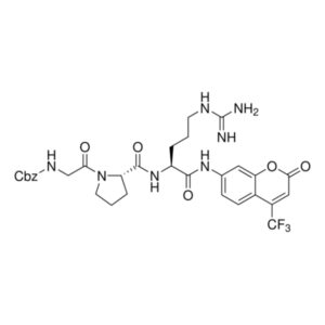 Z-Gly-Pro-Arg 7-amido-4-trifluoromethylcoumarin trifluoroacetate salt