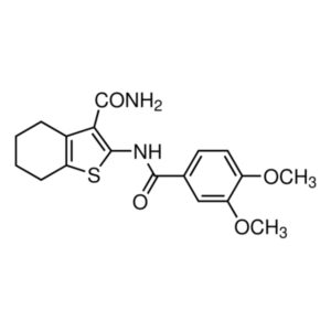 2-(3,4-Dimethoxy-benzoylamino)-4,5,6,7-tetrahydro-benzo[b]thiophene-3-carboxylic acid amide