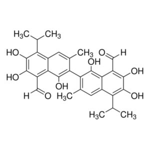 (±)-Gossypol from cotton seeds