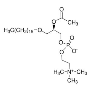 β-Acetyl-γ-O-alkyl-ʟ-α-phosphatidylcholine from bovine heart lecithin