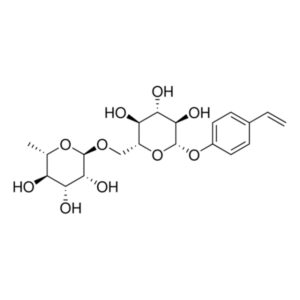 Vinylphenol, O-[L-Rhamnopyranosyl-(1-6)-ß-D-glucopyranoside]