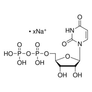 Uridine 5′-(trihydrogen diphosphate) sodium salt from Saccharomyces cerevisiae