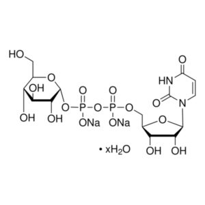 Uridine 5′-diphosphoglucose disodium salt hydrate from Saccharomyces cerevisiae