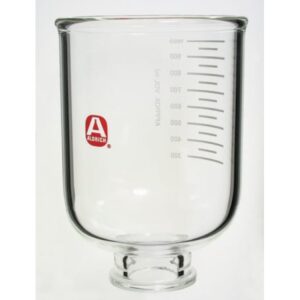 Vacuum filtration assembly funnel tops